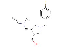 [(3R*,4R*)-4-{[ethyl(methyl)amino]methyl}-1-(4-fluorobenzyl)pyrrolidin-3-yl]methanol