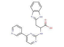 3-(1H-benzimidazol-2-yl)-N-[4-(3-pyridinyl)-2-pyrimidinyl]alanine