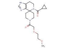 5-(cyclopropylcarbonyl)-1'-[(2-methoxyethoxy)acetyl]-1,5,6,7-tetrahydrospiro[imidazo[4,5-c]pyridine-4,4'-piperidine]