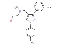 2-(methyl{[3-(3-methylphenyl)-1-(4-methylphenyl)-1H-pyrazol-4-yl]methyl}amino)ethanol