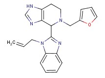 4-(1-allyl-1H-benzimidazol-2-yl)-5-(2-furylmethyl)-4,5,6,7-tetrahydro-1H-imidazo[4,5-c]pyridine