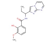 2-hydroxy-N-(1-imidazo[1,2-a]pyrimidin-2-ylpropyl)-3-methoxybenzamide