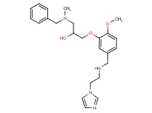1-[benzyl(methyl)amino]-3-[5-({[2-(1H-imidazol-1-yl)ethyl]amino}methyl)-2-methoxyphenoxy]-2-propanol