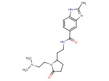 N-(2-{1-[2-(dimethylamino)ethyl]-5-oxopyrrolidin-2-yl}ethyl)-2-methyl-1H-benzimidazole-5-carboxamide
