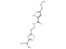 N-[2-(3-isopropyl-1,2,4-oxadiazol-5-yl)ethyl]-3-propyl-1H-pyrazole-5-carboxamide
