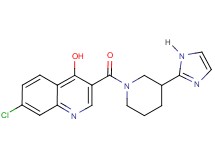7-chloro-3-{[3-(1H-imidazol-2-yl)-1-piperidinyl]carbonyl}-4-quinolinol