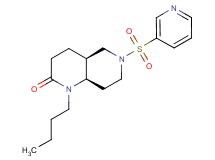 (4aS*,8aR*)-1-butyl-6-(pyridin-3-ylsulfonyl)octahydro-1,6-naphthyridin-2(1H)-one