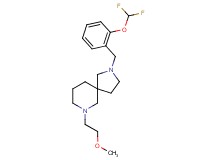 2-[2-(difluoromethoxy)benzyl]-7-(2-methoxyethyl)-2,7-diazaspiro[4.5]decane