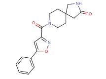 8-[(5-phenylisoxazol-3-yl)carbonyl]-2,8-diazaspiro[4.5]decan-3-one
