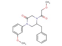 5-benzyl-4-(methoxyacetyl)-1-(3-methoxyphenyl)-2-piperazinone