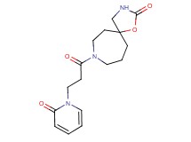 8-[3-(2-oxo-1(2H)-pyridinyl)propanoyl]-1-oxa-3,8-diazaspiro[4.6]undecan-2-one