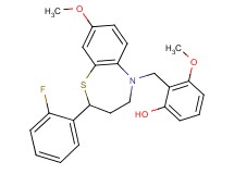 2-{[2-(2-fluorophenyl)-8-methoxy-3,4-dihydro-1,5-benzothiazepin-5(2H)-yl]methyl}-3-methoxyphenol