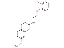 N-[2-(2-fluorophenoxy)ethyl]-7-methoxy-1,2,3,4-tetrahydronaphthalen-2-amine