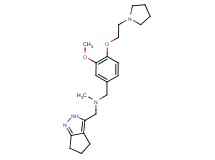 1-[3-methoxy-4-(2-pyrrolidin-1-ylethoxy)phenyl]-N-methyl-N-(2,4,5,6-tetrahydrocyclopenta[c]pyrazol-3-ylmethyl)methanamine