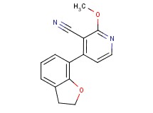 4-(2,3-dihydro-1-benzofuran-7-yl)-2-methoxynicotinonitrile