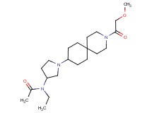 N-ethyl-N-{1-[3-(methoxyacetyl)-3-azaspiro[5.5]undec-9-yl]pyrrolidin-3-yl}acetamide