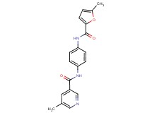 5-methyl-N-{4-[(5-methyl-2-furoyl)amino]phenyl}nicotinamide
