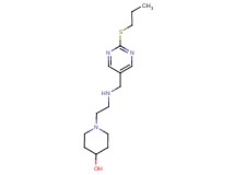 1-[2-({[2-(propylthio)pyrimidin-5-yl]methyl}amino)ethyl]piperidin-4-ol