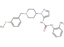 N-(2-methylphenyl)-N'-(1-{1-[3-(methylthio)benzyl]-4-piperidinyl}-1H-pyrazol-5-yl)urea