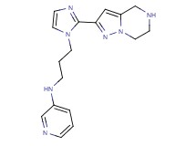 N-{3-[2-(4,5,6,7-tetrahydropyrazolo[1,5-a]pyrazin-2-yl)-1H-imidazol-1-yl]propyl}-3-pyridinamine dihydrochloride