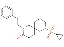 8-(cyclopropylsulfonyl)-2-(2-phenylethyl)-2,8-diazaspiro[5.5]undecan-3-one
