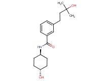 N-(trans-4-hydroxycyclohexyl)-3-(3-hydroxy-3-methylbutyl)benzamide