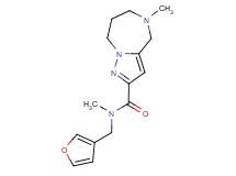 N-(3-furylmethyl)-N,5-dimethyl-5,6,7,8-tetrahydro-4H-pyrazolo[1,5-a][1,4]diazepine-2-carboxamide