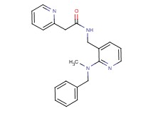 N-({2-[benzyl(methyl)amino]-3-pyridinyl}methyl)-2-(2-pyridinyl)acetamide