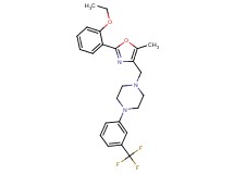 1-{[2-(2-ethoxyphenyl)-5-methyl-1,3-oxazol-4-yl]methyl}-4-[3-(trifluoromethyl)phenyl]piperazine