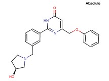 2-(3-{[(3S)-3-hydroxypyrrolidin-1-yl]methyl}phenyl)-6-(phenoxymethyl)pyrimidin-4(3H)-one