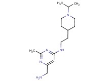 6-(aminomethyl)-N-[2-(1-isopropylpiperidin-4-yl)ethyl]-2-methylpyrimidin-4-amine