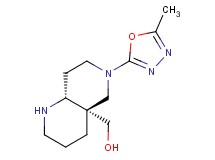 [(4aS*,8aR*)-6-(5-methyl-1,3,4-oxadiazol-2-yl)octahydro-1,6-naphthyridin-4a(2H)-yl]methanol