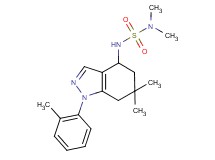 N'-[6,6-dimethyl-1-(2-methylphenyl)-4,5,6,7-tetrahydro-1H-indazol-4-yl]-N,N-dimethylsulfamide