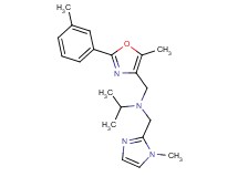 N-[(1-methyl-1H-imidazol-2-yl)methyl]-N-{[5-methyl-2-(3-methylphenyl)-1,3-oxazol-4-yl]methyl}-2-propanamine