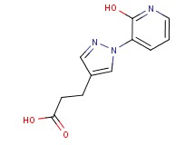 3-[1-(2-hydroxypyridin-3-yl)-1H-pyrazol-4-yl]propanoic acid
