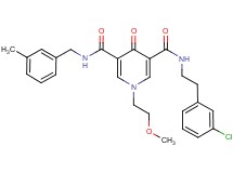 N-[2-(3-chlorophenyl)ethyl]-1-(2-methoxyethyl)-N'-(3-methylbenzyl)-4-oxo-1,4-dihydro-3,5-pyridinedicarboxamide