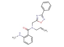 N-allyl-2-(methylamino)-N-[(3-phenyl-1,2,4-oxadiazol-5-yl)methyl]benzamide