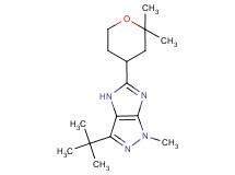 3-tert-butyl-5-(2,2-dimethyltetrahydro-2H-pyran-4-yl)-1-methyl-1,4-dihydroimidazo[4,5-c]pyrazole