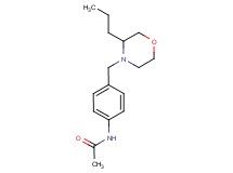 N-{4-[(3-propylmorpholin-4-yl)methyl]phenyl}acetamide