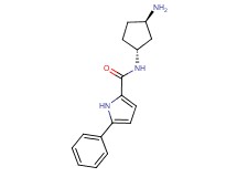 N-[rel-(1R,3R)-3-aminocyclopentyl]-5-phenyl-1H-pyrrole-2-carboxamide hydrochloride