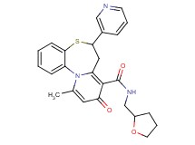 11-methyl-9-oxo-6-(3-pyridinyl)-N-(tetrahydro-2-furanylmethyl)-7,9-dihydro-6H-pyrido[2,1-d][1,5]benzothiazepine-8-carboxamide
