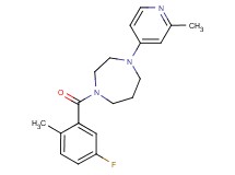 1-(5-fluoro-2-methylbenzoyl)-4-(2-methyl-4-pyridinyl)-1,4-diazepane