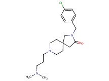 2-(4-chlorobenzyl)-8-[3-(dimethylamino)propyl]-2,8-diazaspiro[4.5]decan-3-one