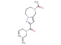 5-acetyl-N,N-diallyl-5,6,7,8-tetrahydro-4H-pyrazolo[1,5-a][1,4]diazepine-2-carboxamide