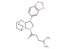 (3R*,3aR*,7aR*)-3-(1,3-benzodioxol-5-yl)-1-(4-methylpentanoyl)octahydro-4,7-ethanopyrrolo[3,2-b]pyridine