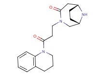 rel-(1S,6R)-3-[3-(3,4-dihydro-1(2H)-quinolinyl)-3-oxopropyl]-3,9-diazabicyclo[4.2.1]nonan-4-one hydrochloride