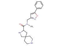 N-methyl-N-[(5-phenyl-3-isoxazolyl)methyl]-2,8-diazaspiro[4.5]decane-3-carboxamide dihydrochloride