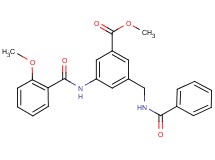methyl 3-[(benzoylamino)methyl]-5-[(2-methoxybenzoyl)amino]benzoate