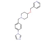 3-[({1-[4-(1H-imidazol-1-yl)benzyl]-4-piperidinyl}oxy)methyl]pyridine
