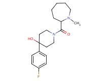 4-(4-fluorophenyl)-1-[(1-methyl-2-azepanyl)carbonyl]-4-piperidinol